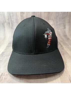 Shock Therapy Shocky Flex Fit Baseball Cap Size L/XL Black ShockTherapist Hat